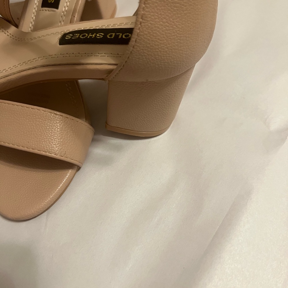 Women's Tan Heels - Picture 5 of 8